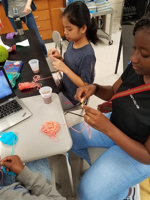 Knitting STEM Elective Knitting STEM Elective